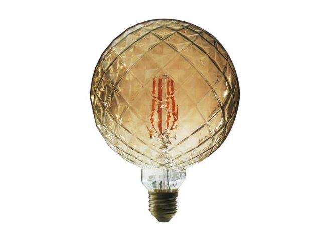 Globus decoratiu ambar LED 120mm 4w 2200ºK
